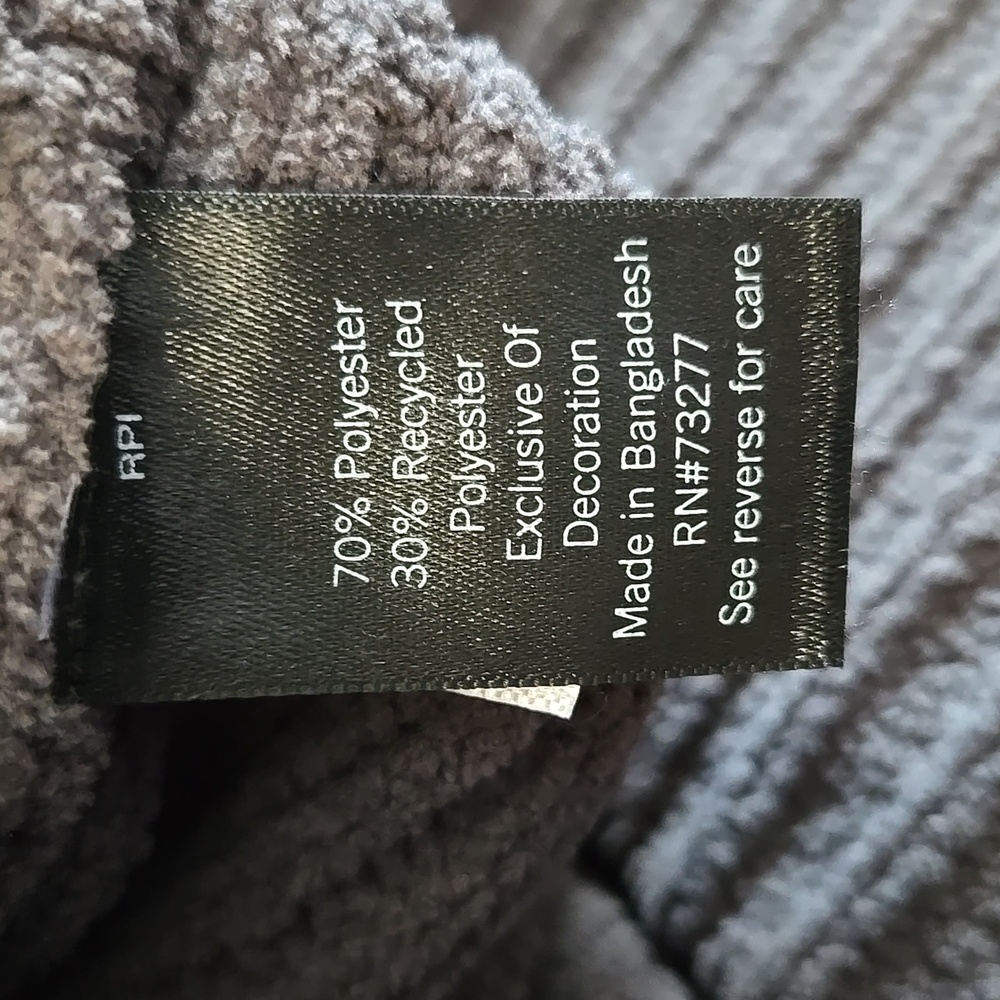 FLX Gray Green Chenille Sweater Coat Jacket M - Picture 4 of 6